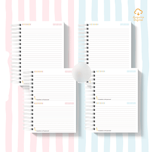 Arquivo Miolo Agenda Escolar A5 Não Datada 