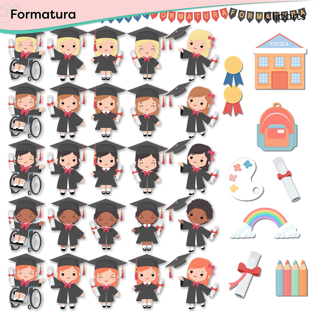 Kit Digital Formatura 3