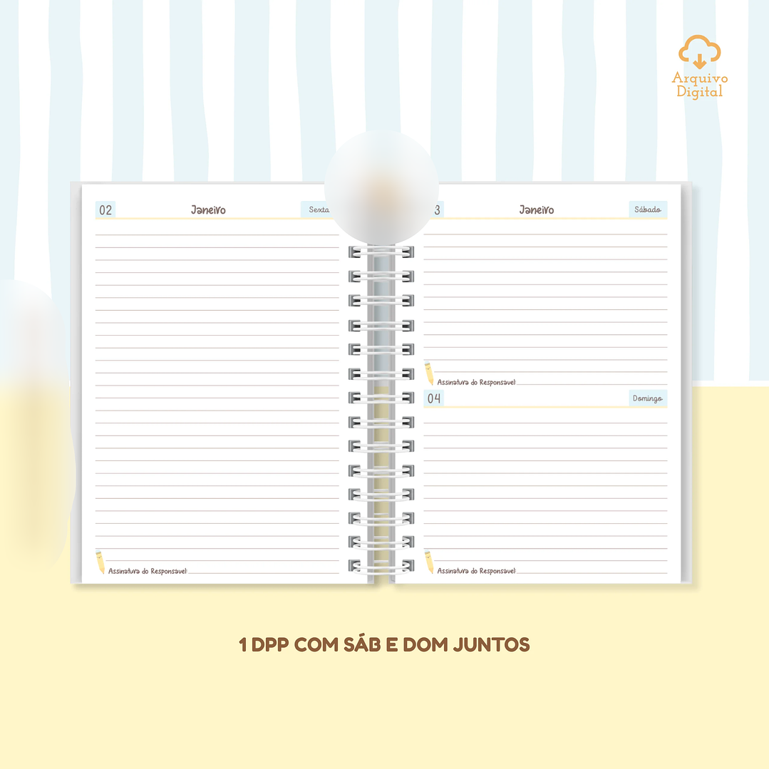 Arquivo Agenda Escolar 2026 Azul com Amarelo A5  2
