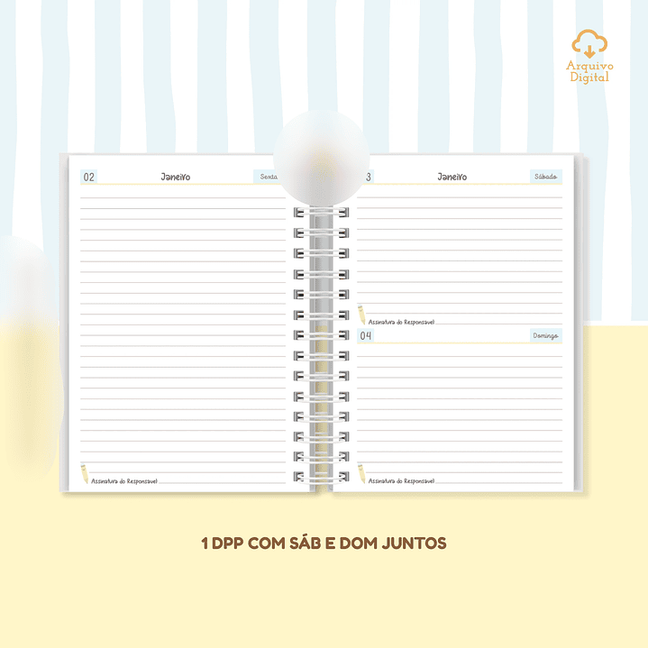 Arquivo Agenda Escolar 2026 Azul com Amarelo A5  2