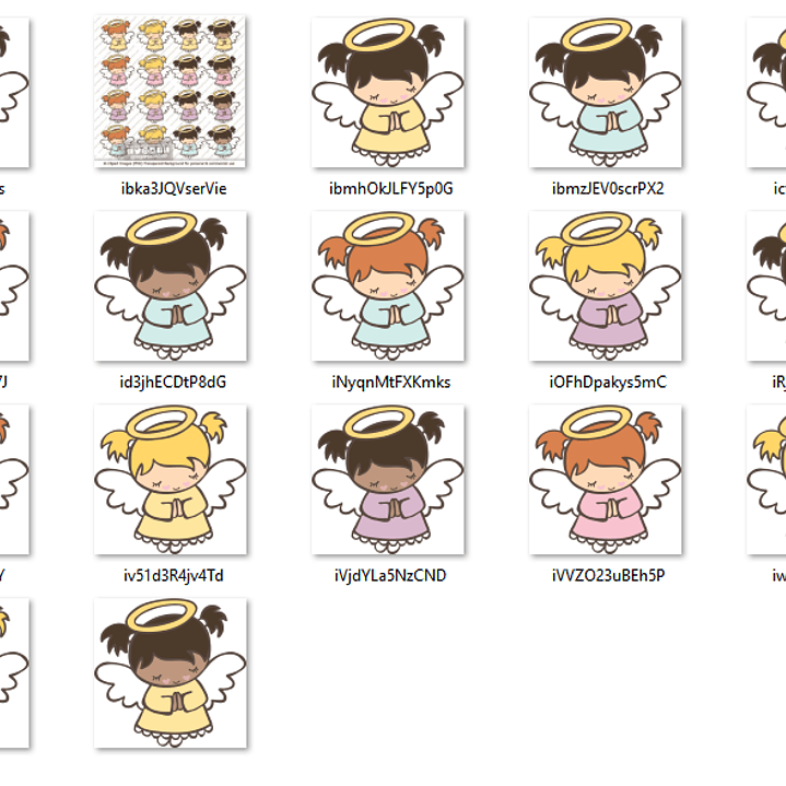 Kit Digital Bebês Anjos  2