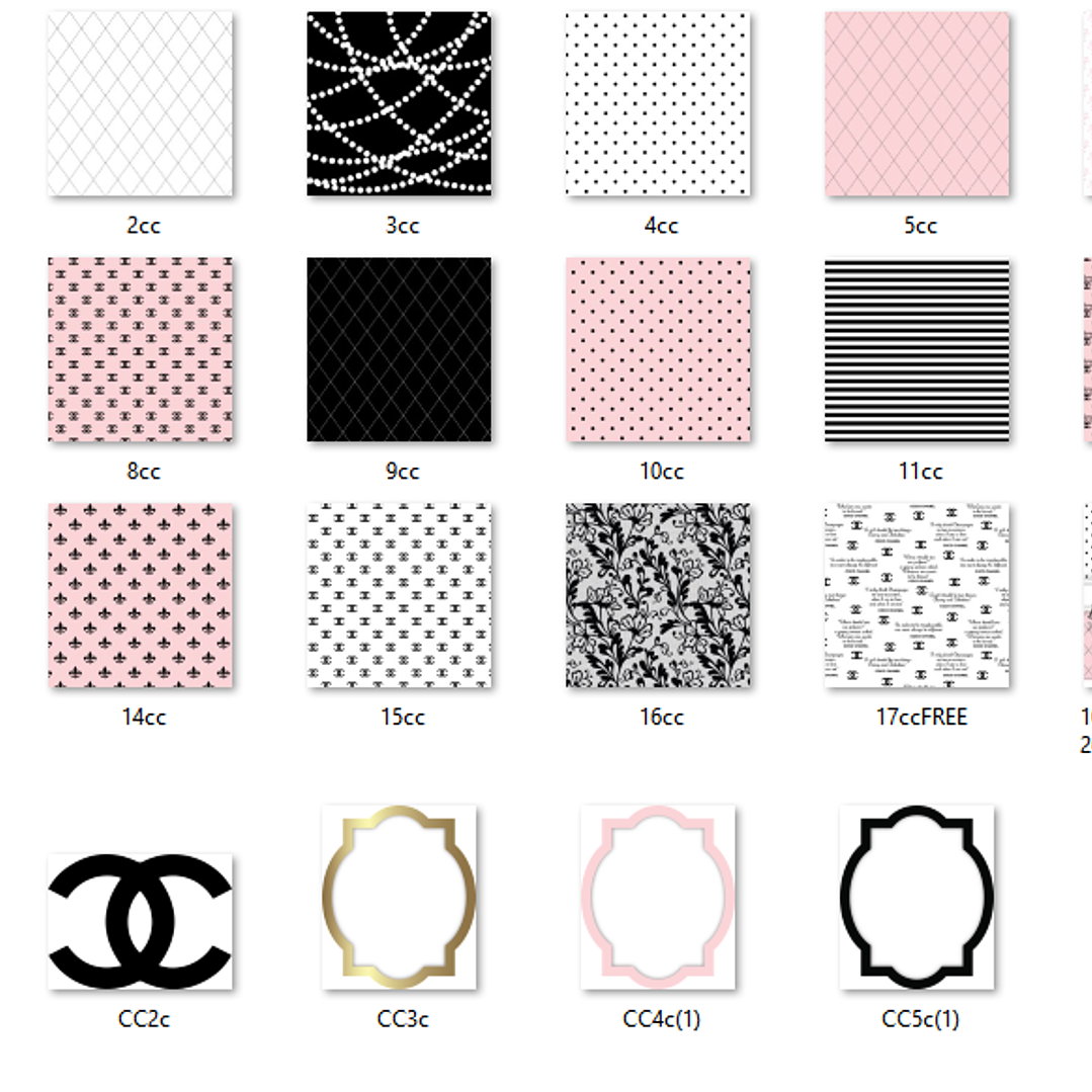 Kit Digital Papéis Paris  2