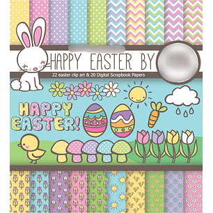 Kit Digital Coelhinho Feliz 