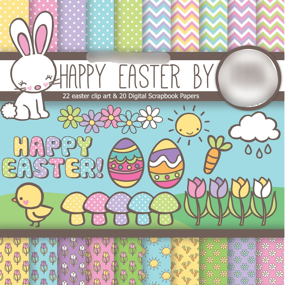 Kit Digital Coelhinho Feliz  1