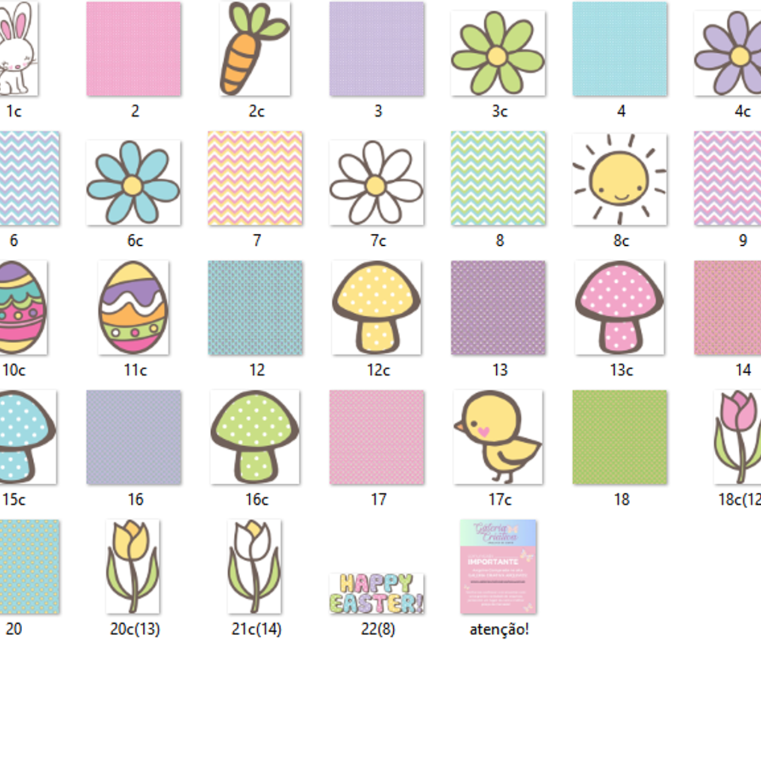 Kit Digital Coelhinho Feliz  2