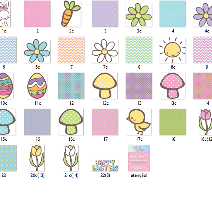 Kit Digital Coelhinho Feliz  2