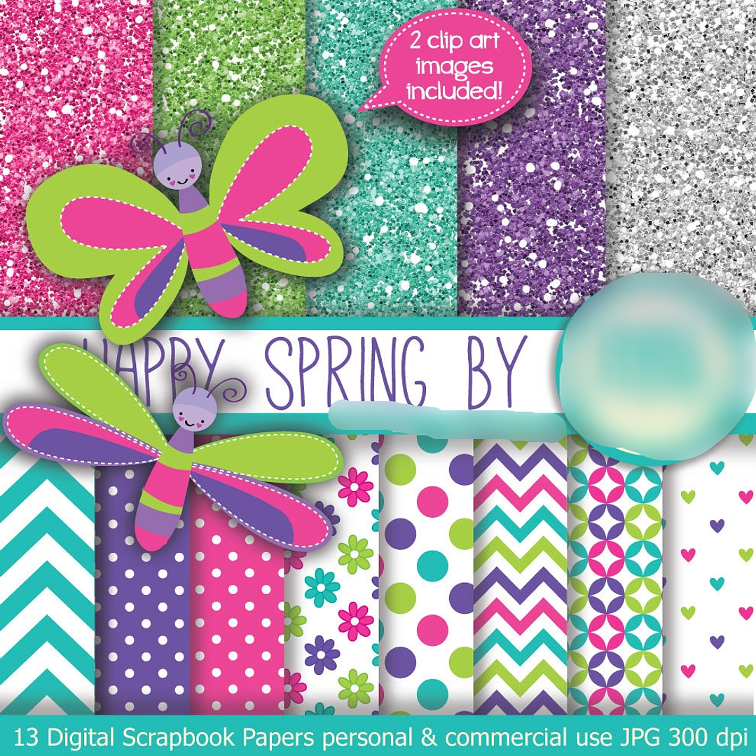 Kit Digital Feliz Primavera 1