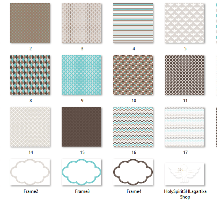 Kit Digital Papéis Amor Cristão 2