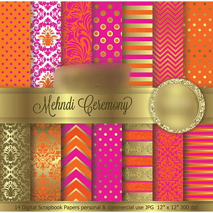 Kit Digital Papéis Cerimônia 