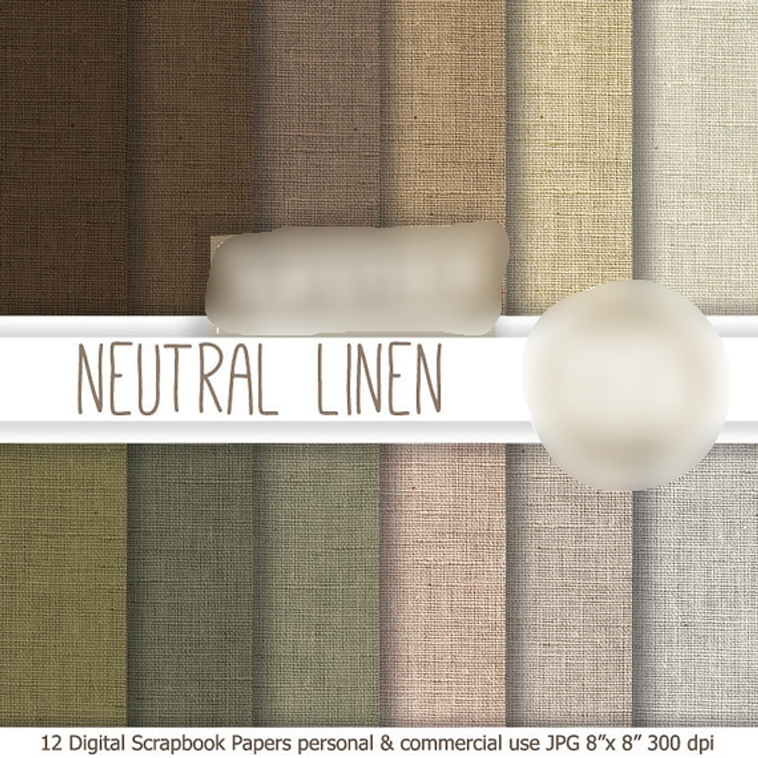 Kit Digital Papéis Neutro Linhas  1