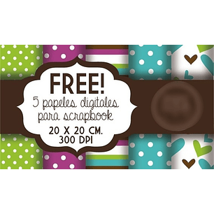 Kit Digital Freebie Papéis 