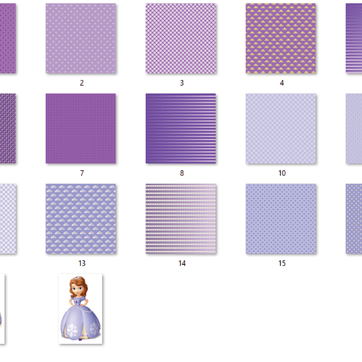 Kit Digital Papéis Princesinha Sofia  2