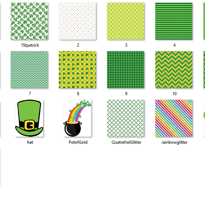 Kit Digital Papéis Dia de São Patrício  2