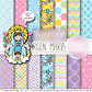 Kit Digital Papéis Virgem Maria  - Thumbnail 1