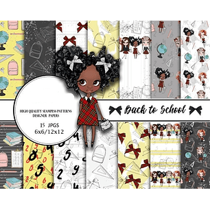 Kit Digital Papéis De Volta á Escola