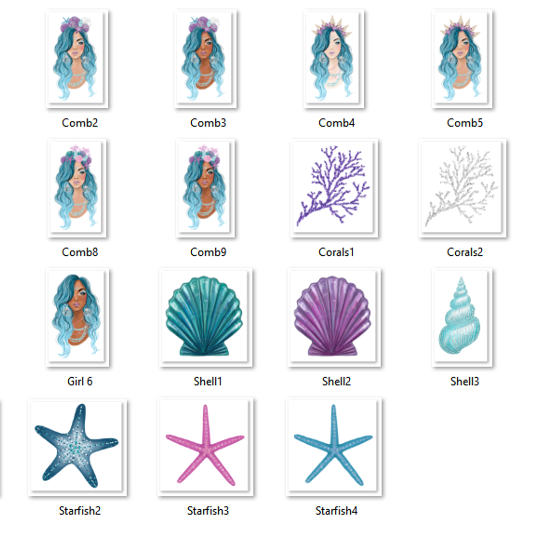 Kit Digital Sereias  2