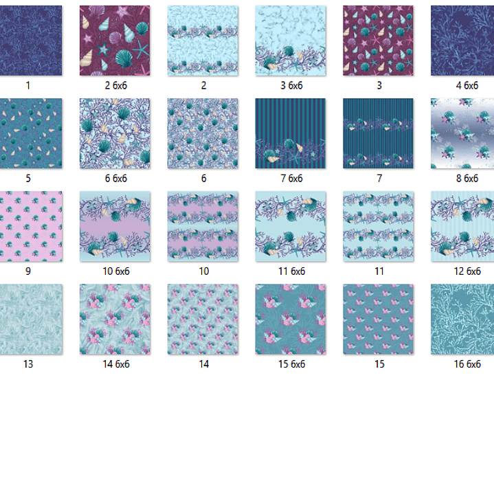 Kit Digital Papéis Sereias  2