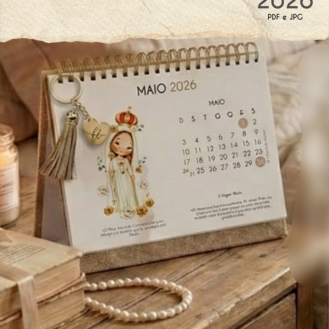 Arquivo Calendário de Mesa Santinhos A5 2026 3