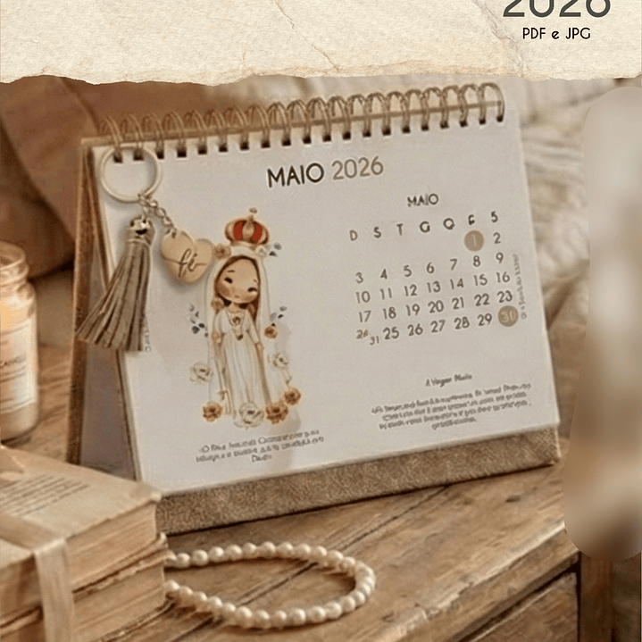 Arquivo Calendário de Mesa Santinhos A5 2026 3