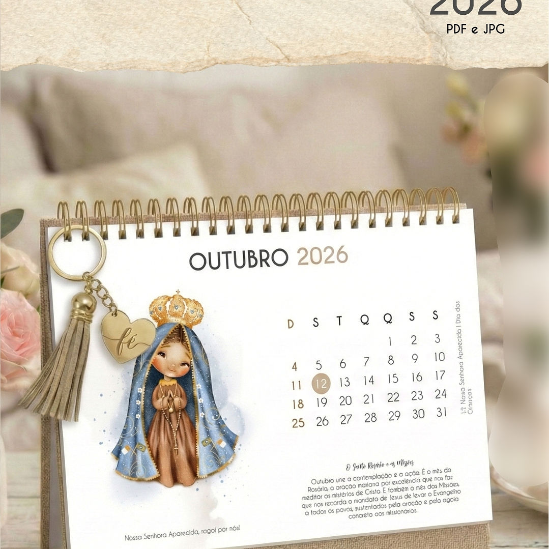 Arquivo Calendário de Mesa Santinhos A5 2026 5