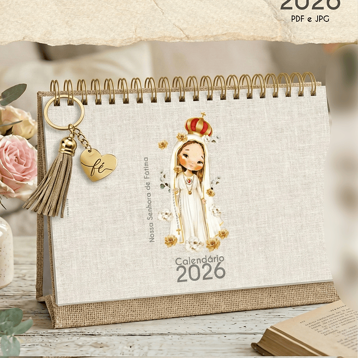 Arquivo Calendário de Mesa Santinhos A5 2026 13