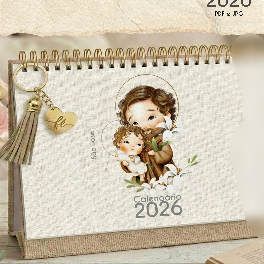 Arquivo Calendário de Mesa Santinhos A5 2026 14