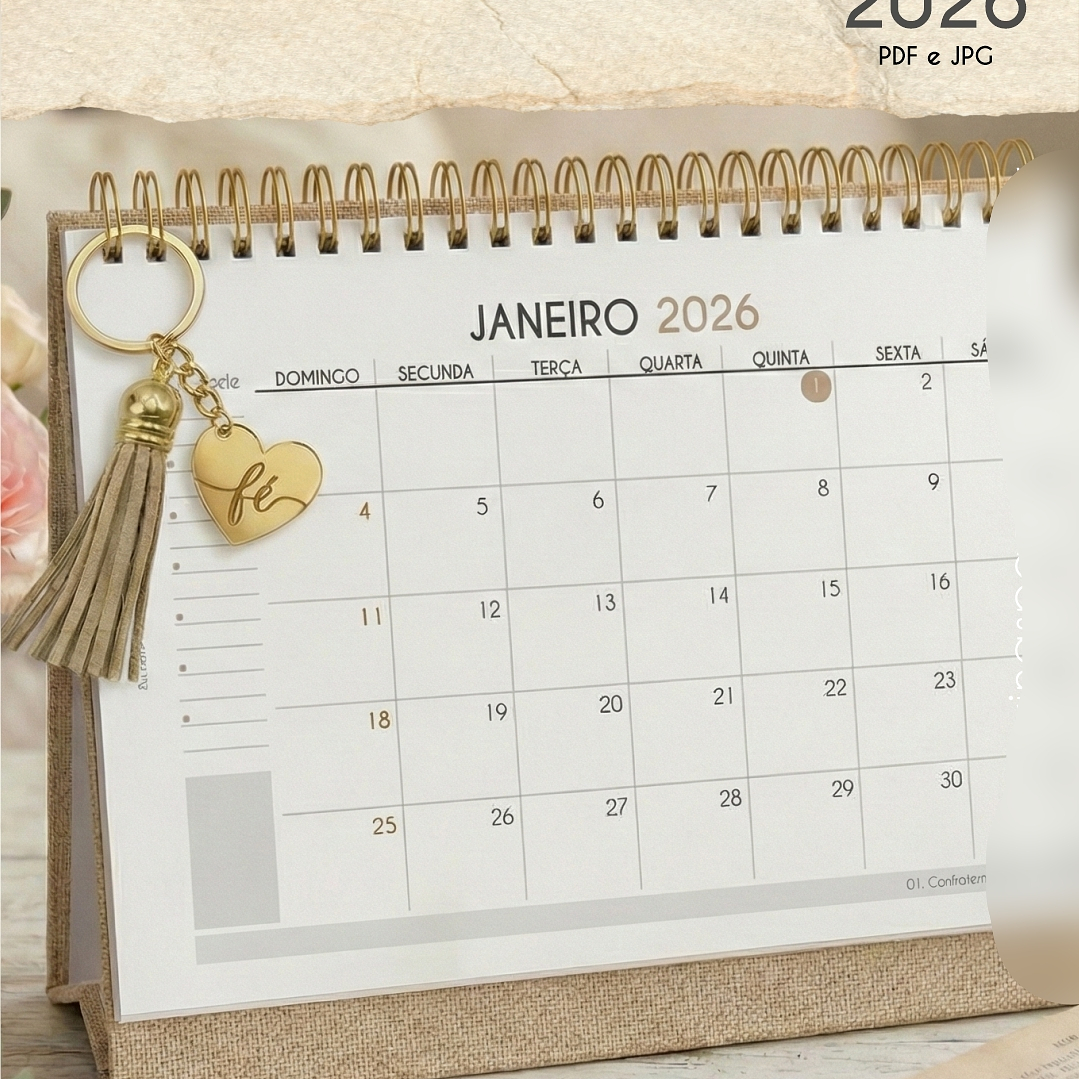 Arquivo Calendário de Mesa Santinhos A5 2026 15