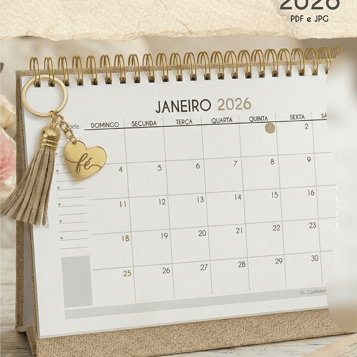 Arquivo Calendário de Mesa Santinhos A5 2026 15