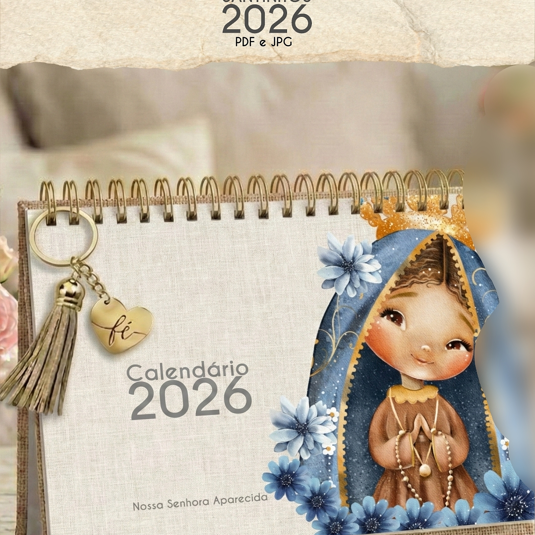 Arquivo Capas Extras + Calendário A5 Santinhos 2026 2