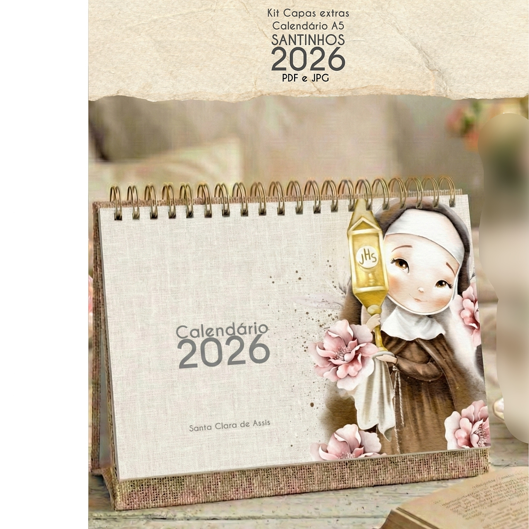 Arquivo Capas Extras + Calendário A5 Santinhos 2026 4