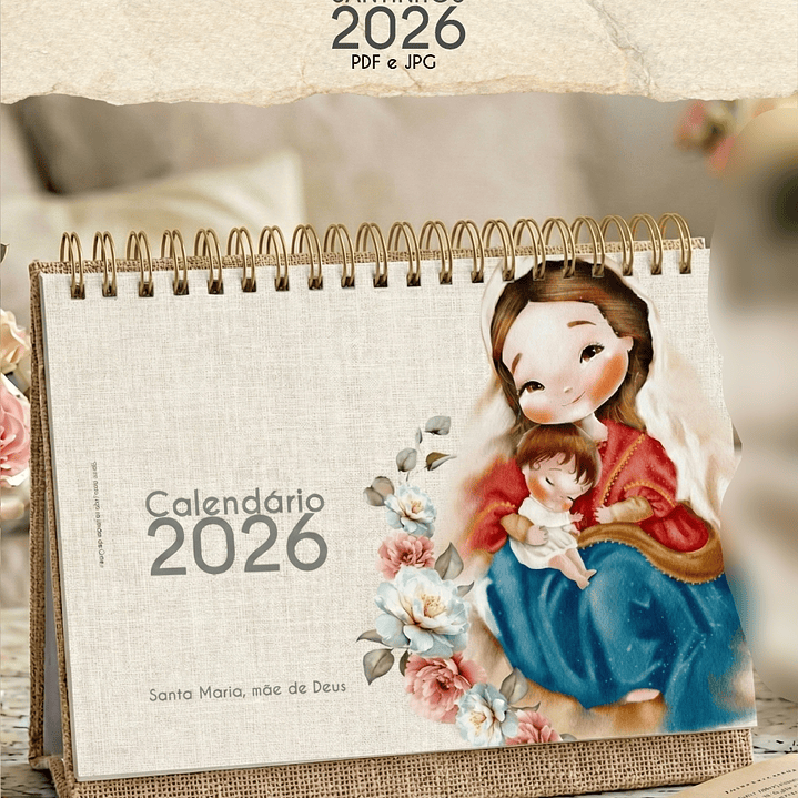 Arquivo Capas Extras + Calendário A5 Santinhos 2026 5