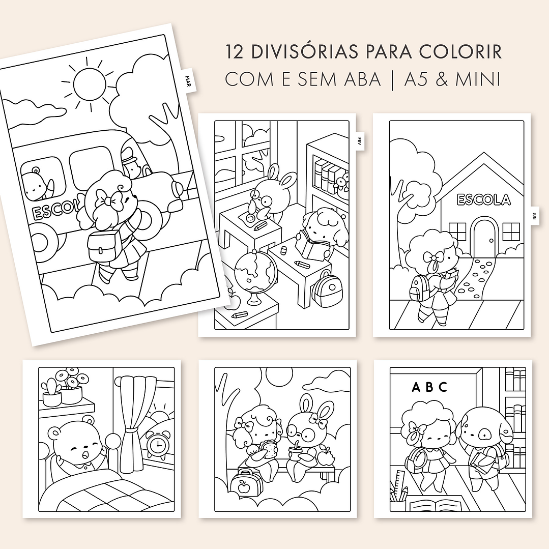 Arquivo Coleção Escolar 2026 Color Me  4