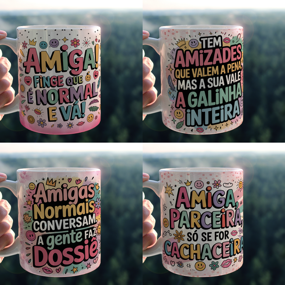 Arquivo Canecas Amiga Amizade Verdadeira  5