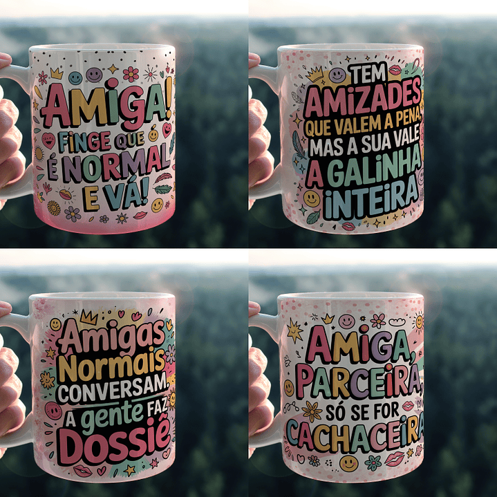 Arquivo Canecas Amiga Amizade Verdadeira  5