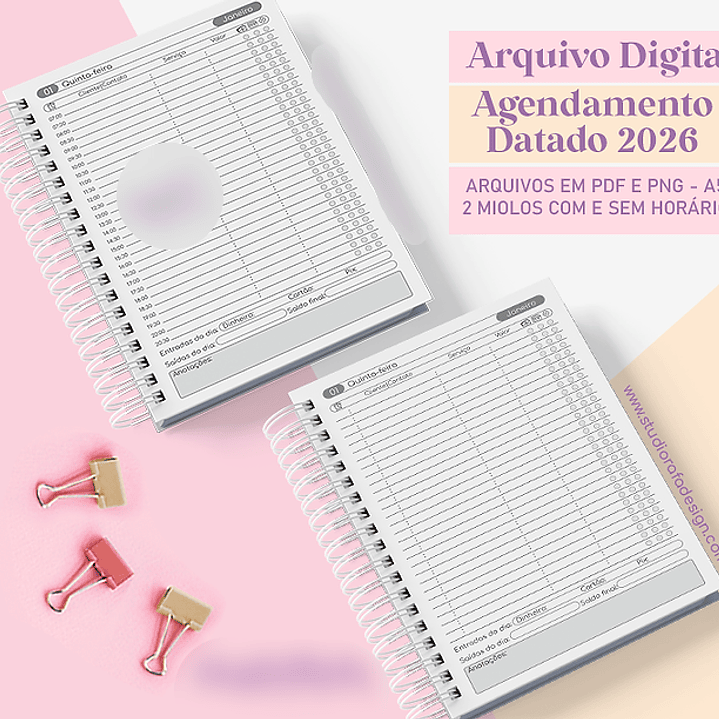 Arquivo Agendamento Datado Neutro 2026  2