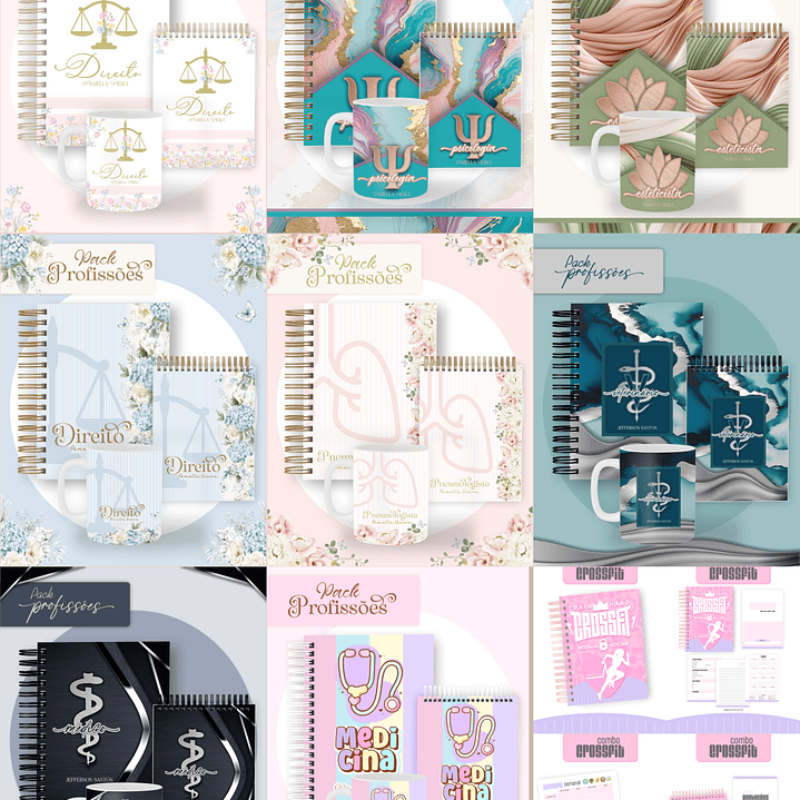 Arquivo Pack Combo Profissões 2026 - Pamella  1