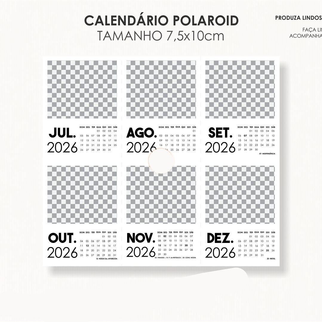 Arquivo Calendário Polaroid 2026  2