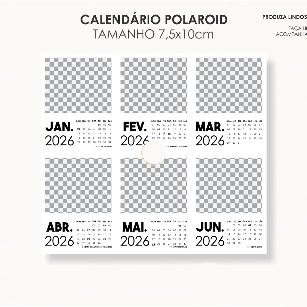 Arquivo Calendário Polaroid 2026  4