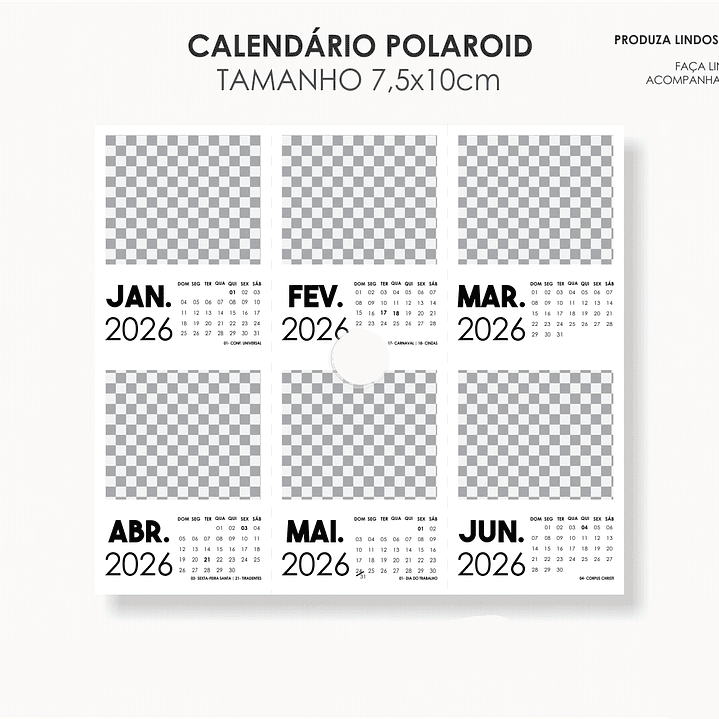 Arquivo Calendário Polaroid 2026  4