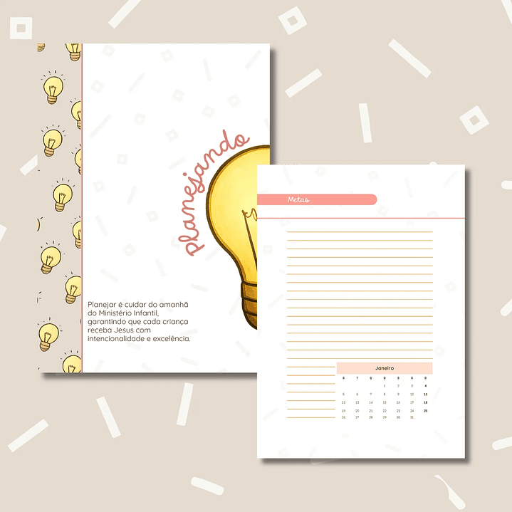 Arquivo Planner 2026 Chamada para Iluminar  4