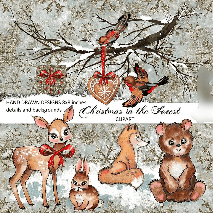 Kit Digital Natal na Floresta  1