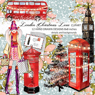 Kit Digital Amor de Natal em Londres