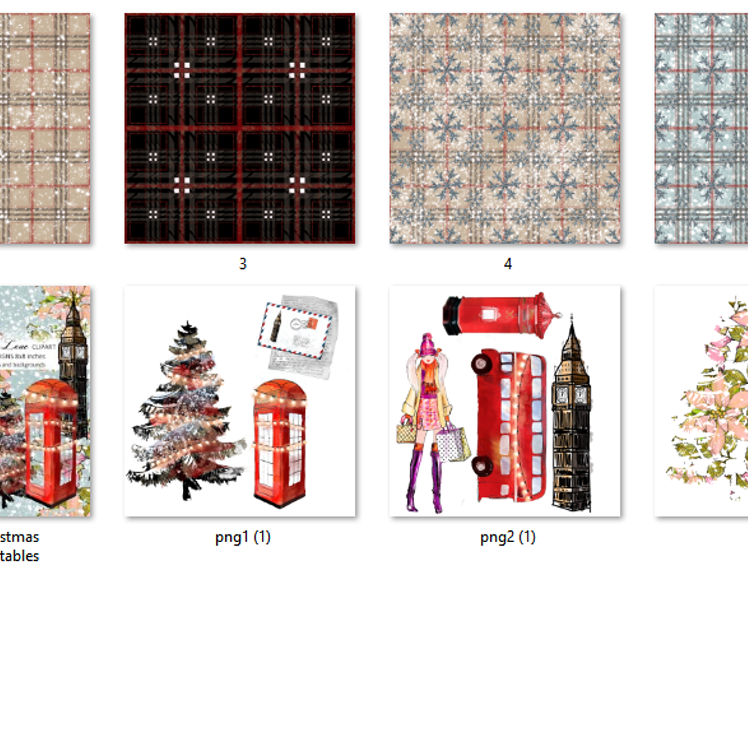 Kit Digital Amor de Natal em Londres 2