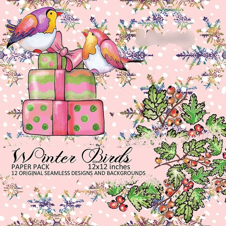 Kit Digital Pássaros de Inverno 1