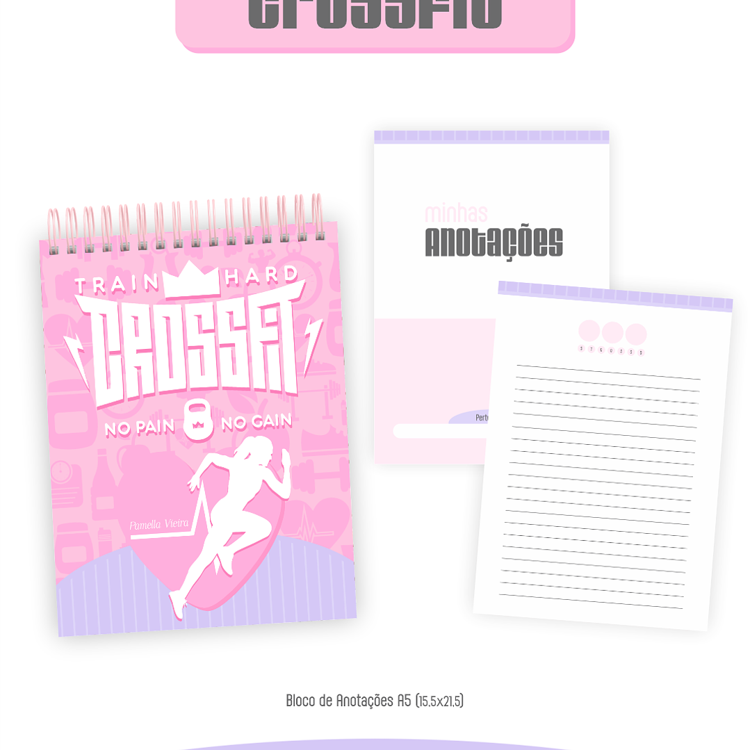 Arquivo Combo Encadernação Crossfit 2026 Feminino  2