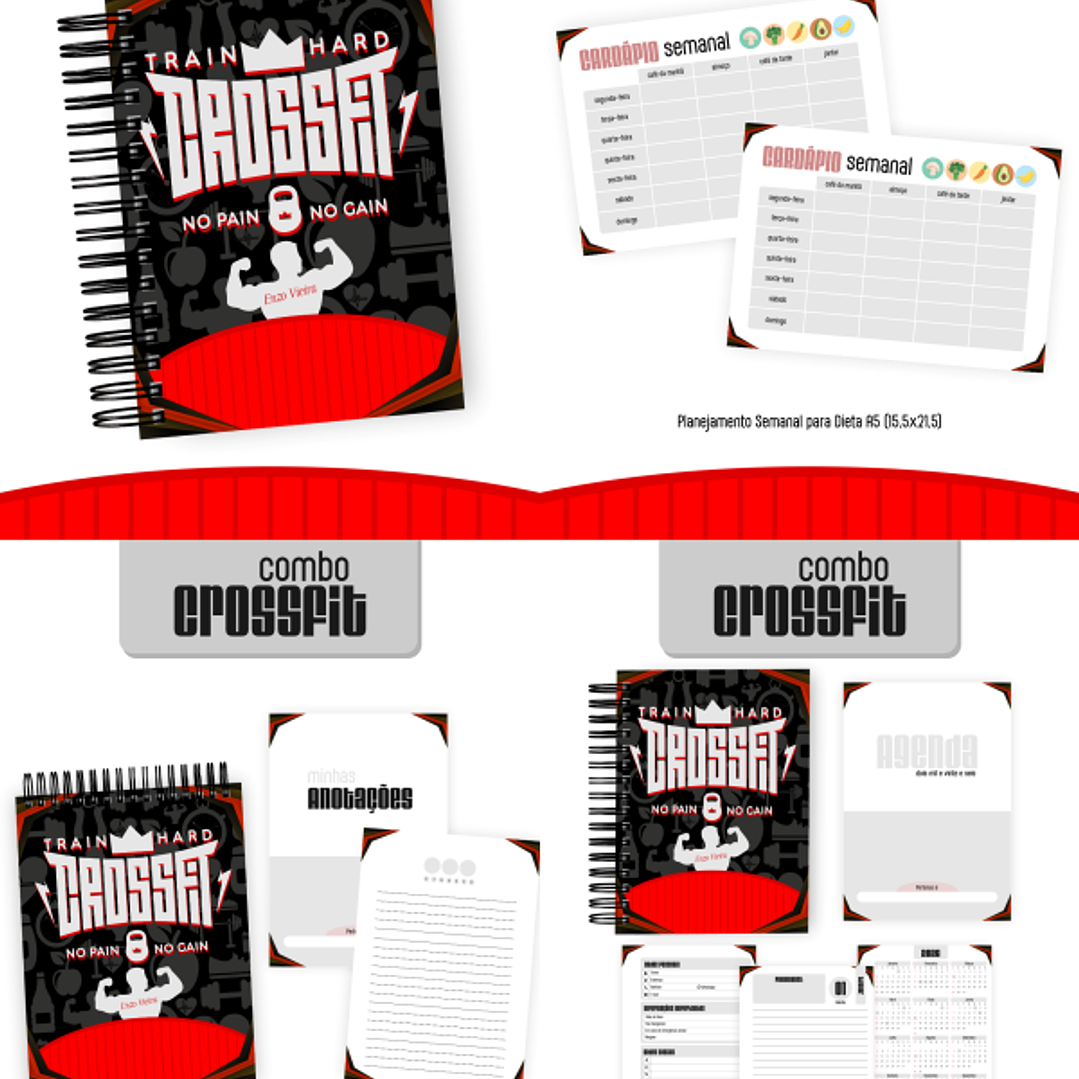 Arquivo Combo Encadernação Crossfit 2026 Masculino  1