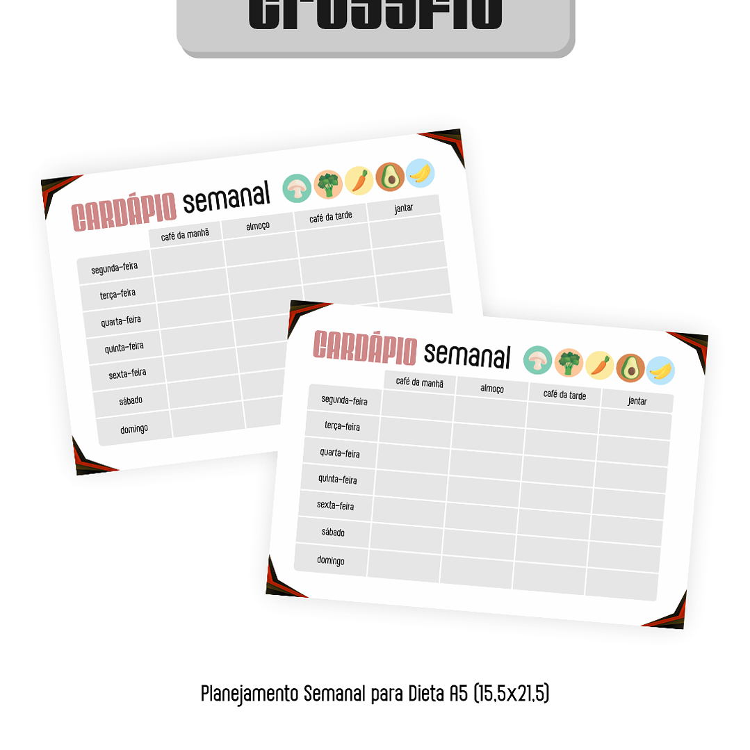 Arquivo Combo Encadernação Crossfit 2026 Masculino  2