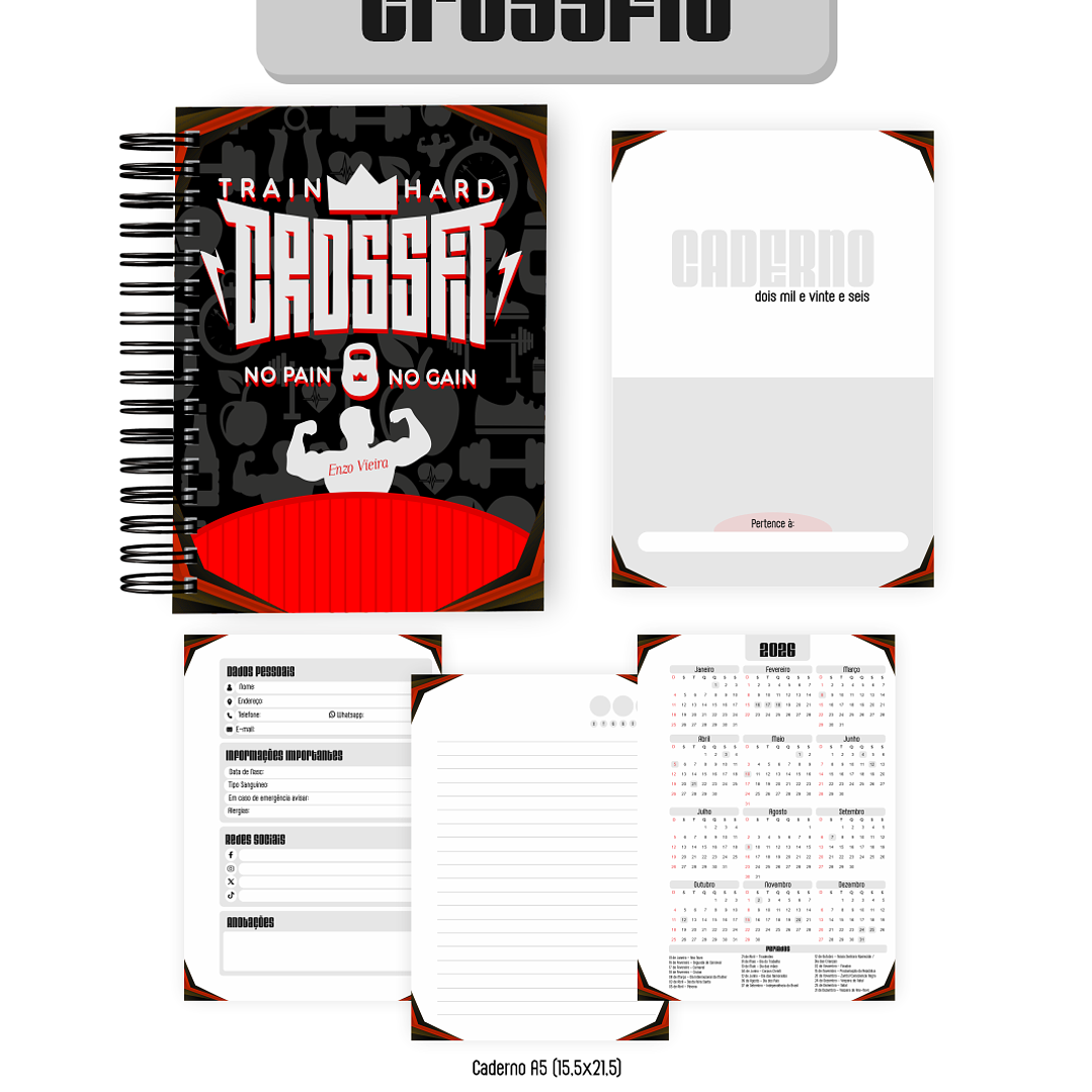 Arquivo Combo Encadernação Crossfit 2026 Masculino  3