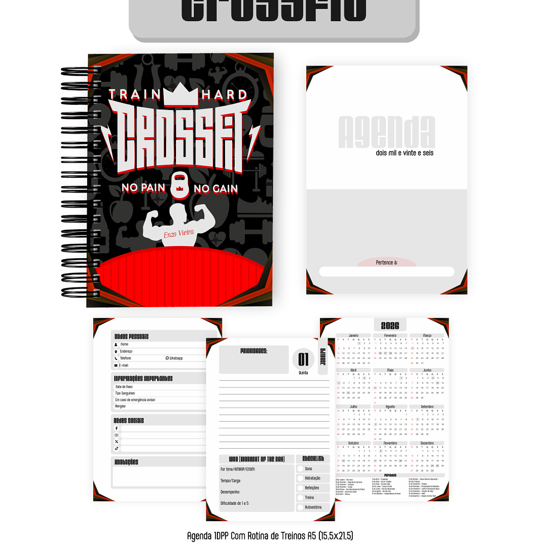 Arquivo Combo Encadernação Crossfit 2026 Masculino  4