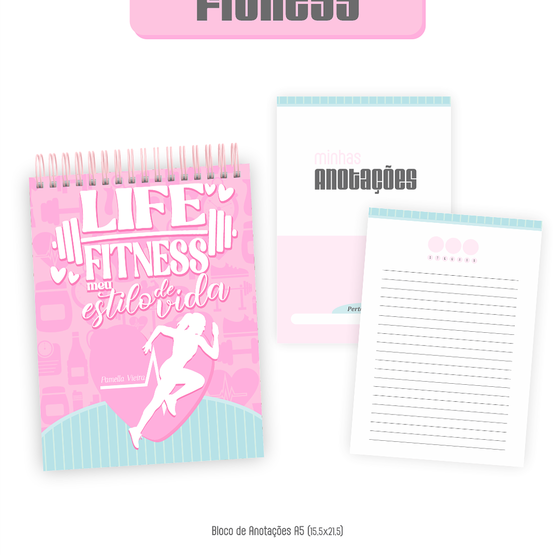 Arquivo Combo Encadernação Fitness 2026 Feminino  5